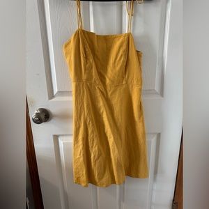 Cute spaghetti tie yellow dress with pockets from Old Navy